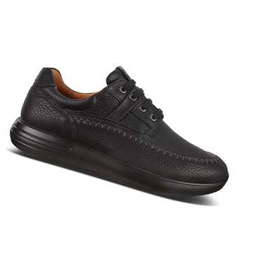 Men's Ecco Soft 7 Runner Seawalker Sneakers Black | SG 634EBC